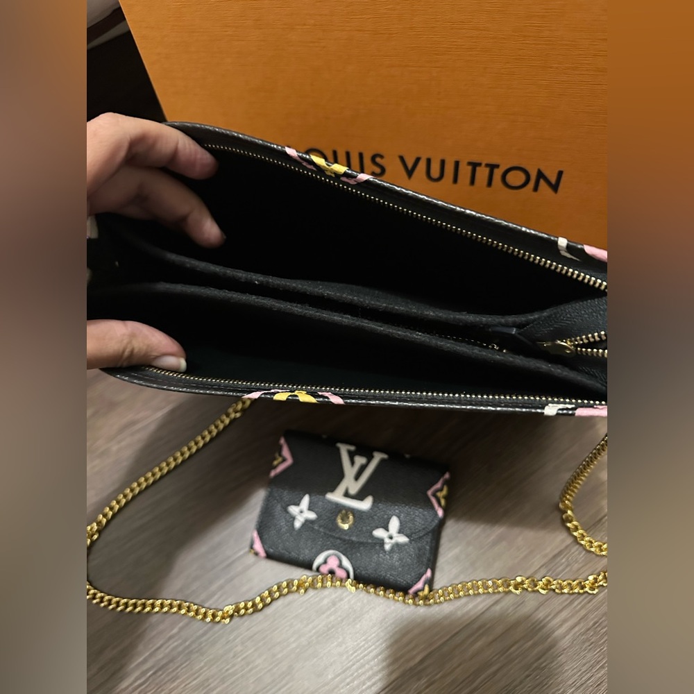 Louis Vuitton wild at heart toiletry 26 & Rosalie coin purse - Picture 3 of 5